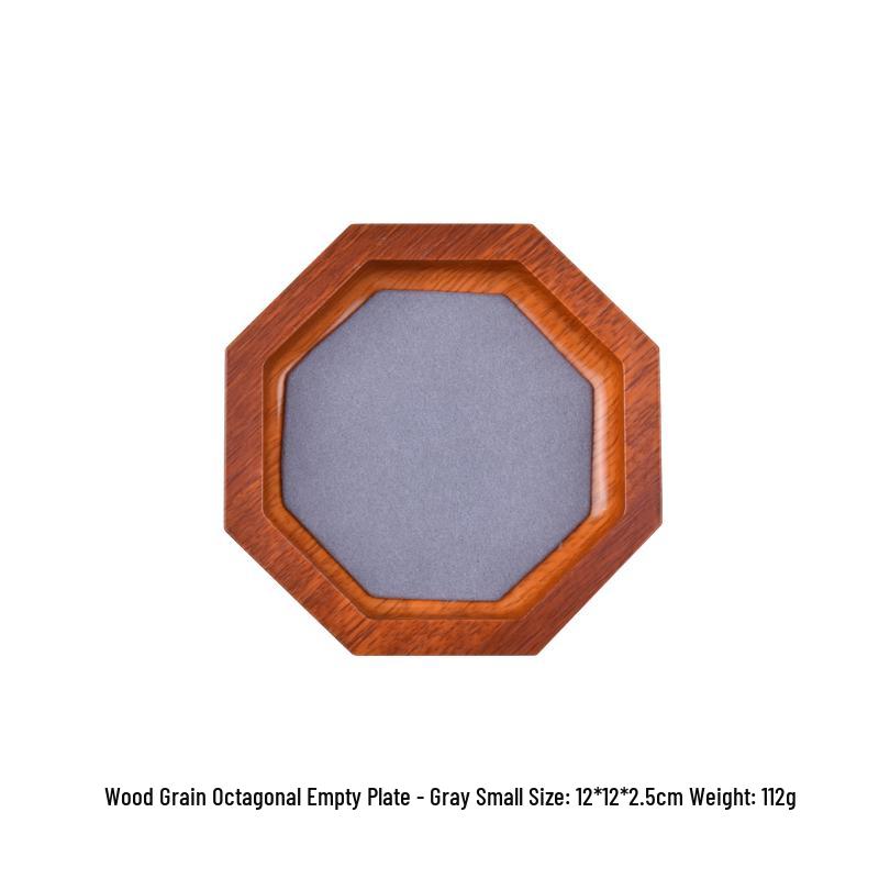 Wood Grain Display Tray for Jewelry, Watches, and Accessories