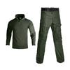 Costumes Verts Uniforme d'Extérieur Vêtements pour Hommes Survêtement Chemises Pantalons Cargo Paintball Ensembles pour Hommes Résistant à l'Usure