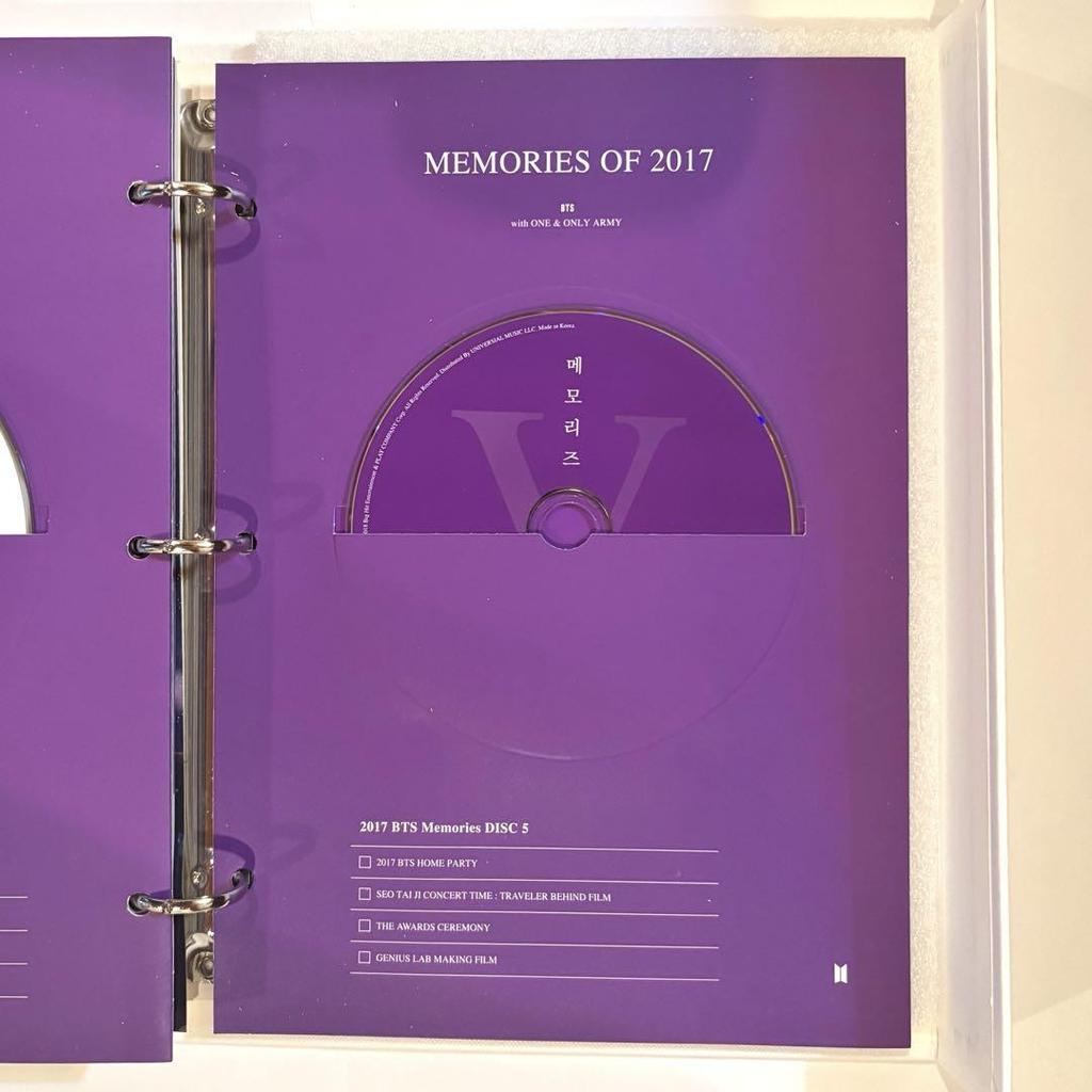 [USED] BTS Memories 2017 DVD with Japanese Subtitles