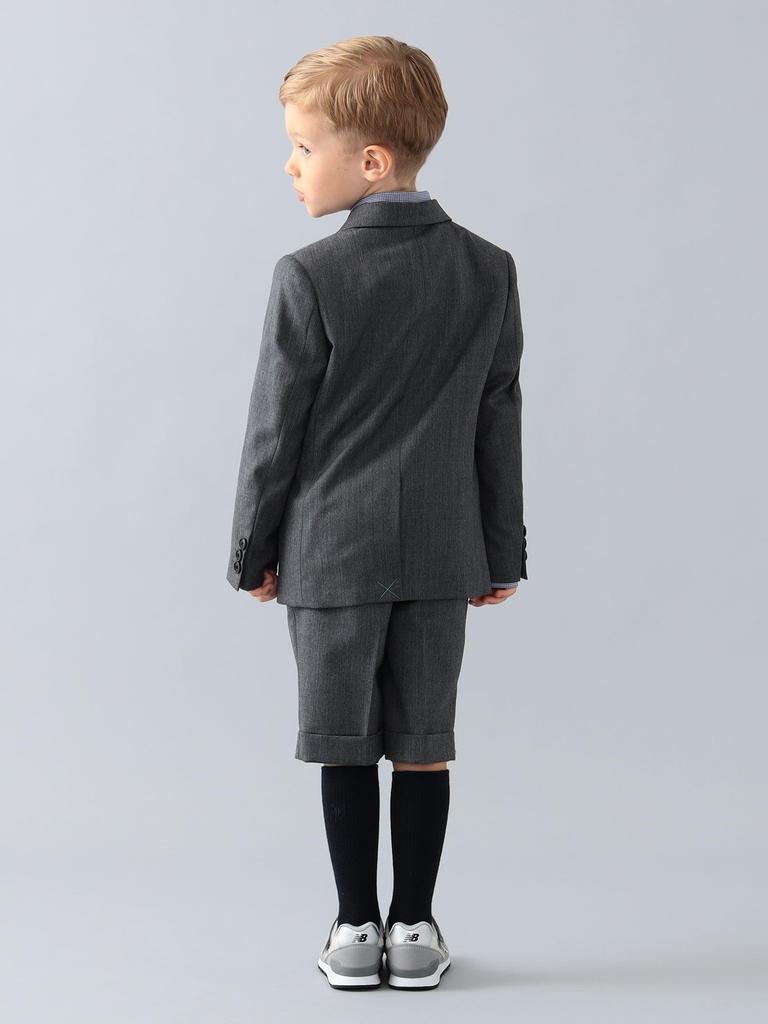 Kodomo Beams CHOPIN with Kodomo BEAMS Ceremony Gray Suit Set Kids GREY 110 (Sizes 110-130cm)