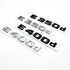 2026 New Black Silve Letters E200 E260 E300 E400 E450 E220d E350d E400d 4Matic ABS Emblem for Mercedes Benz Car Trunk Logo Sticker