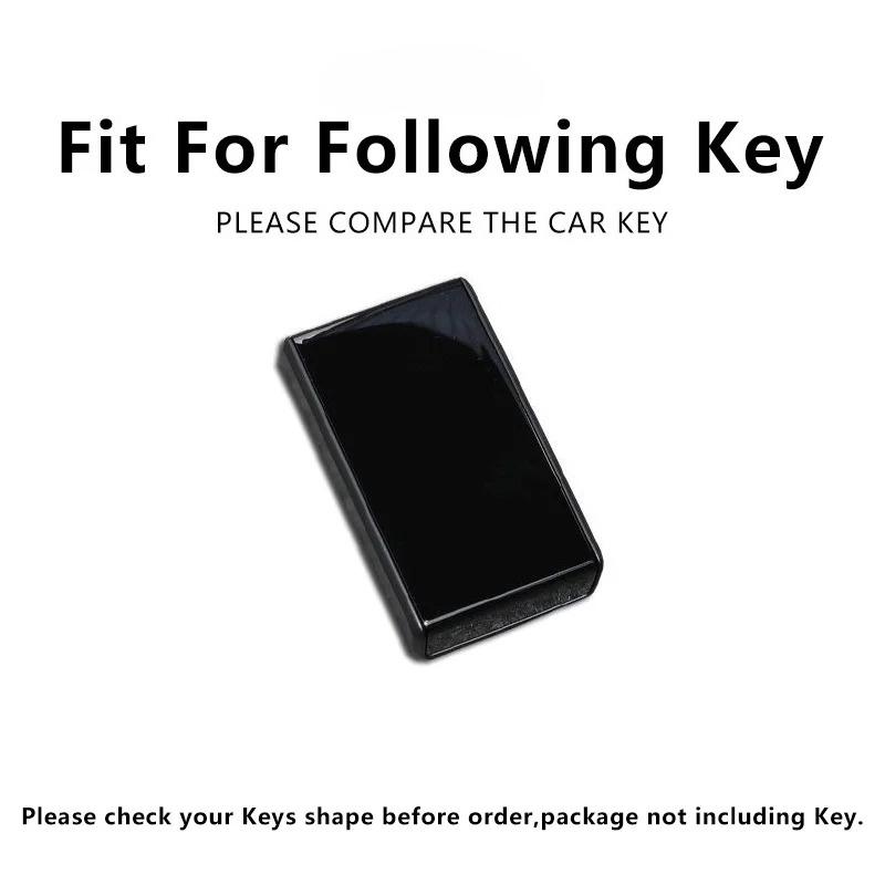Handmade Genuine Leather Car Key Case For Volvo Ex30 Remote Decoration Cover Shell Keychain Ring Holder Fob Interior Accessories
