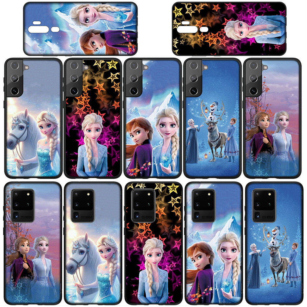 for Samsung Galaxy S25 S24 S23 iPhone 17 16 15 Xiaomi Redmi Note 14 13 12 11 Plus Pro Max XR A57 Phone Case Lovely Elsa Anna Olaf OPPO Huawei Cover