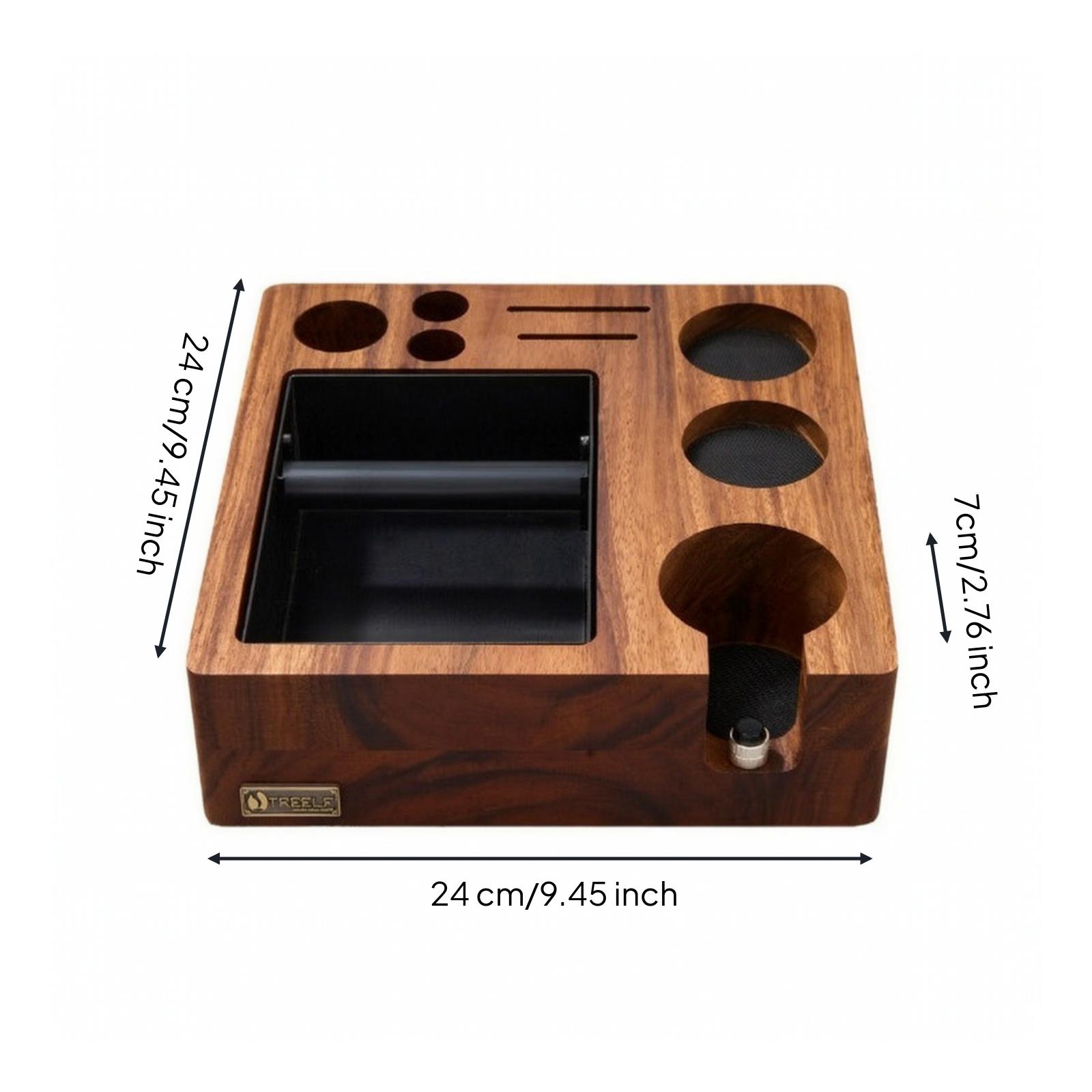 Tamping Station with Insert Tray Wooden