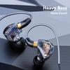 Dynamic HiFi Wired Earphone Sport Headphone Bass Stereo Gaming Live Karaoke Headset Music Earbuds 3.5mm Type C In Ear With Mic