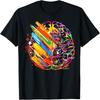 Colorful Brain Art Teacher Artist Painter Student T-Shirt