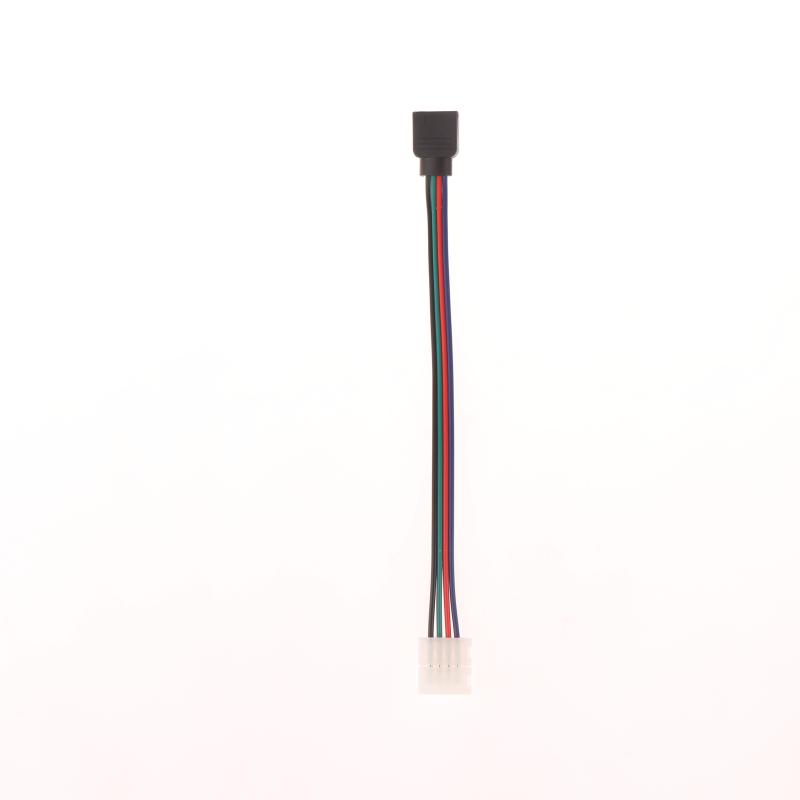 1/5Pcs 4 Conductor Connector For Rgbw Led Strips 16.5Cm Rgb 4 Pin Led Strip Light Connectors Strip To Power Adapter