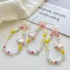 Unicorn Beaded Phone Lanyard for Women with Pearl Bow Pendant - Cute Anti-Lost Chain