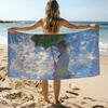 C-Claude M-Monet Impressione Alba Asciugamano Asciugamano da Spiaggia Sovradimensionato Asciugatura Rapida Asciugamano Assorbente Morbido Asciugamani da Piscina e Spiaggia per Uomini Donne