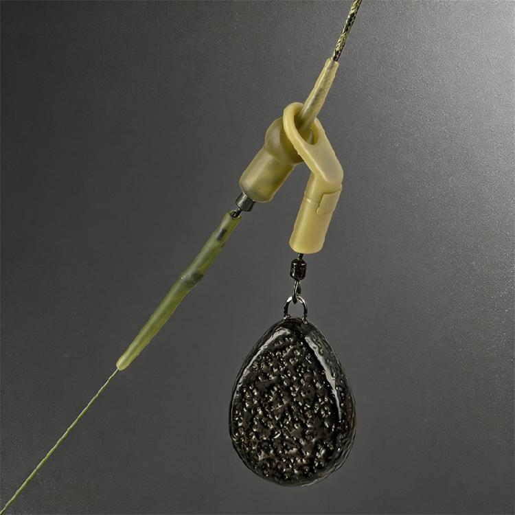 Quick Release Terminal Tackle Fishing Drop Off Run Rings with Beads Fishing Equipment for Helicopter Rigs