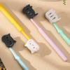 Adorable Kitten Shaped Toothbrush Protector Hygienic Travel Essential For Adults Kids