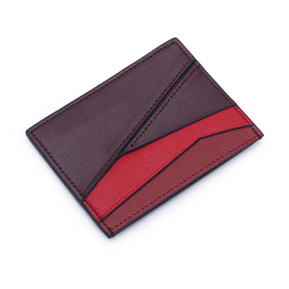 Credit Card Wallet Super Slim Card Holder Genuine Leather Wallet for Man and Women with 4 Card Slots and 1 Coin Pocket