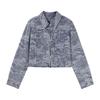 Qiu Shui Yi Ren Women's New Chinese Style Denim Jacket