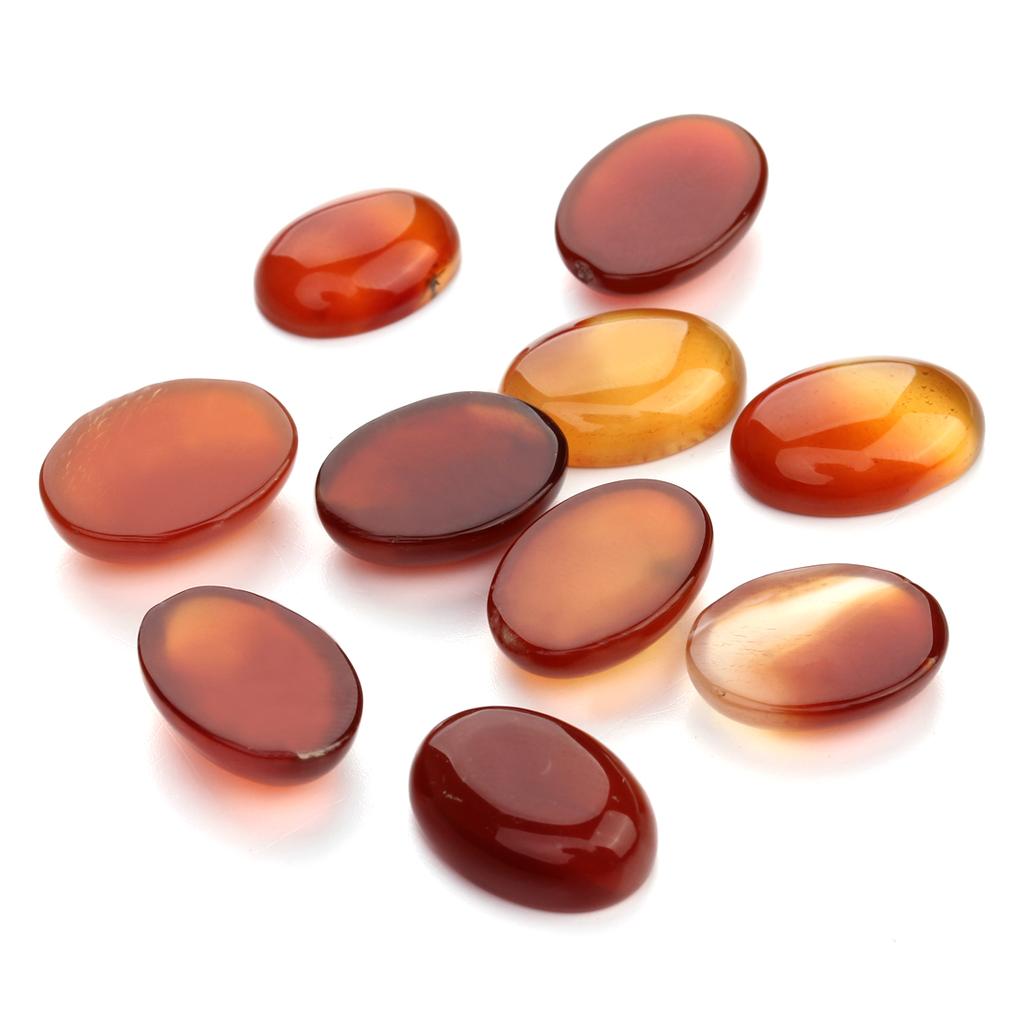2-10pcs/lot Natural Stone Oval Cabochon Agate Malachite Opal Turquoise Loose Beads Cabochon For DIY Charm Necklace Earrings Gift