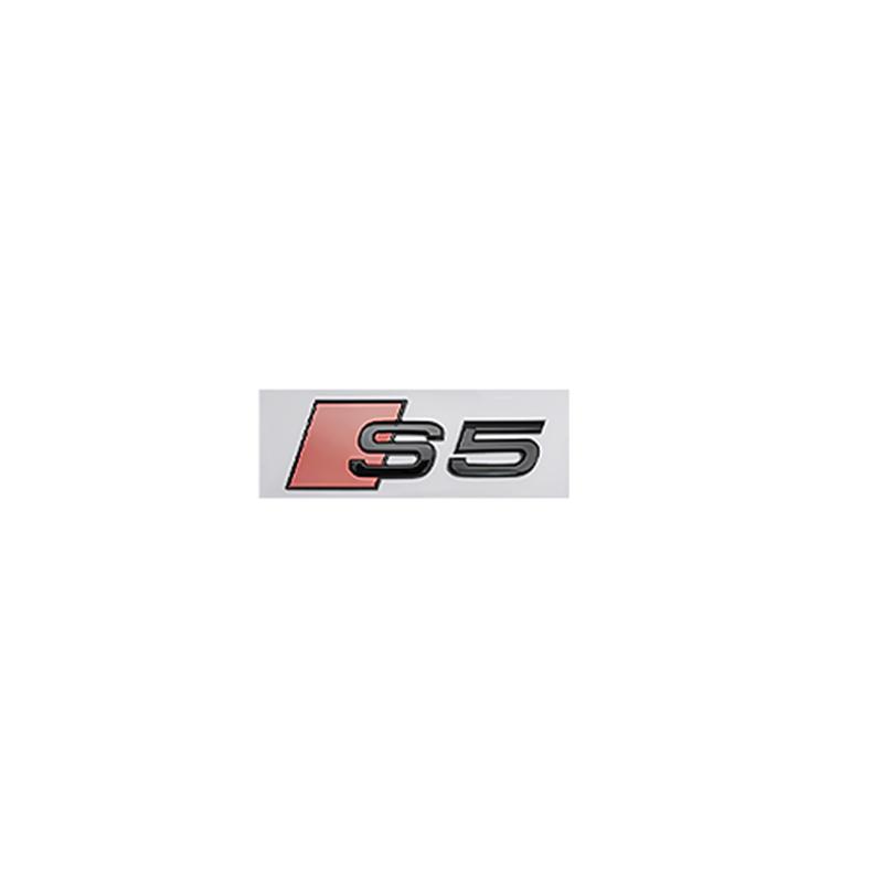 New ABS Plastic for Audi S3 S4 S5 S6 S7 S8 Letter Side Decal Rear Stickers Car Body Trunk Emblem Badge Decoration Accessories