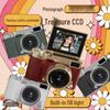 Retro HD Flip Screen CCD Camera with 180° Rotating Display - Student Portable Selfie Beauty