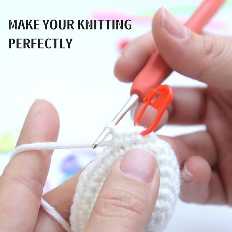 120/150Pcs Colorful Knitting Stitch Markers Stitch Markers Crochet Knitting with Box Locking Stitch Marker Knitting Sewing Tool