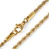 Unisex Casual Necklace Electroplating Fine Workmanship Neck Decoration Handsome Twist Necklace for Going Out