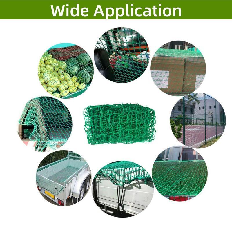 Heavy Duty Cargo Net Truck Bed Safety Mesh Net Car Accessories With Elastic Rope For Fishing Beach Trips Traveling Camping