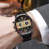 Steel Belt Watch Men'S Fashion Business Quartz Pointer Watch Personality Versatile Hand