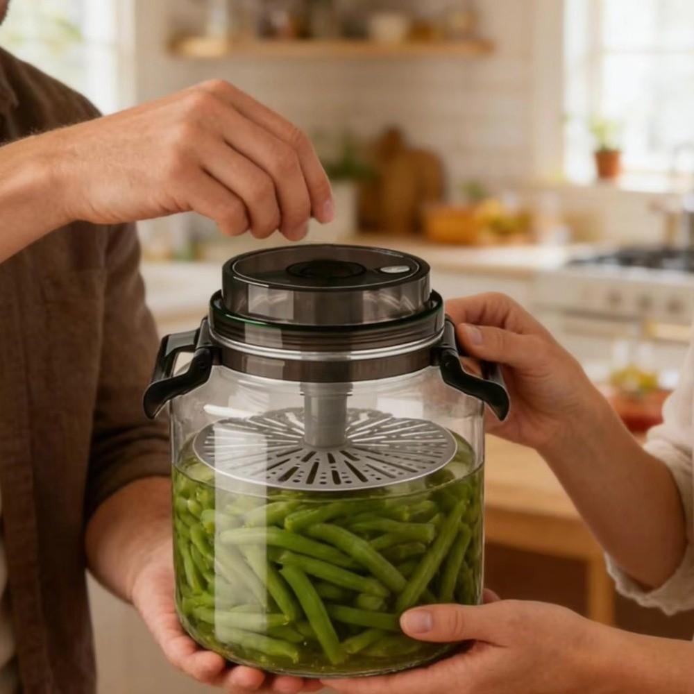 Food Grade Pickle Jars With Lids Large Capacity Hermetic Food Box For Brewing