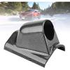 Aramox Universal Carbon Fiber Gauge Holder Bracket, Racing Meter Pod for Single Hole Installation