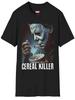 Mens Michael Myers Halloween Horror T-Shirt - Black Cereal Killer Graphic Tee, S