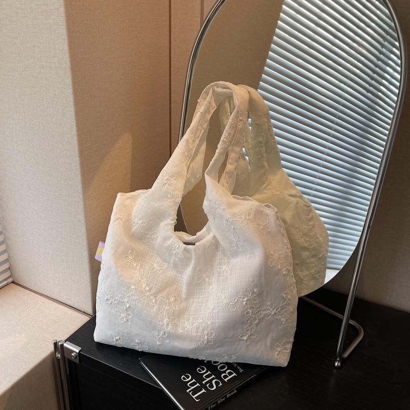 Floral Tote Bag Crossbody Trendy Fashion Shoulder Bag Large Capacity Commuter Shoulder Women's Bag