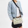 COACH Rowan 25 Butterfly Pattern All Over Print Coated Canvas Shoulder Crossbody Handbag Medium Women's Silver