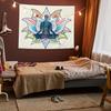 Chakra Yoga Meditation Wall Tapestry Spiritual Art Boho Decor Mindfulness Practice Room Hanging Colorful Mandala Design