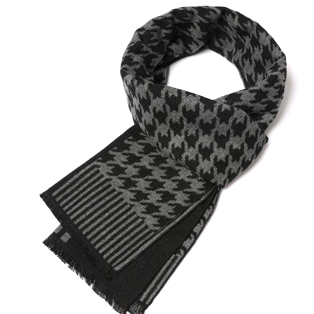 Fashion 180*35Cm Scarves Man Autumn Winter Thick Warm Cashmere Business Long Wraps Boy Classic Shawl Free Shipping Muffler