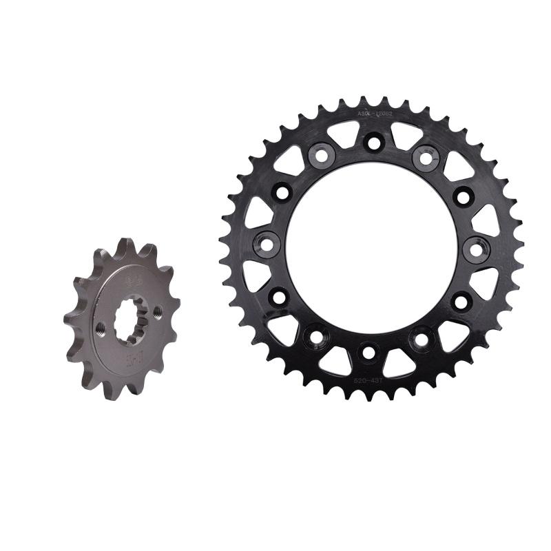 520 13T 14T 43T Motorcycle Star Front Rear Sprocket for Honda XR250 I S Baja 1996 XR 250 Baja 1997-2001 2003 2004 2005 2006 2007