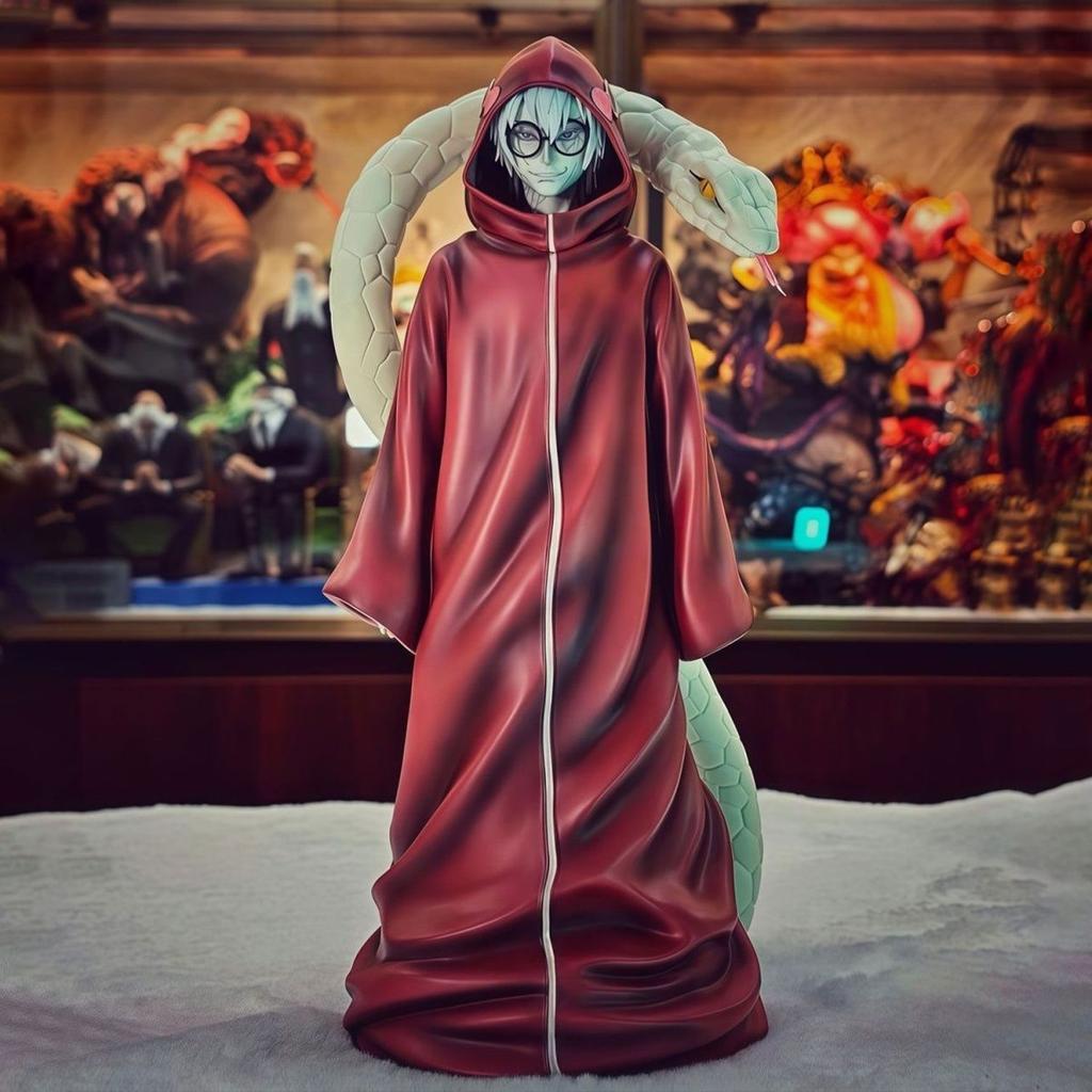 Naruto 29cm/11.42Zoll Anime Yakushi Kabuto Uchiha Madara Figuren Tobi Naruto Uzumaki Saiyajin PVC Actionfiguren Kampfspielzeug Geschenke