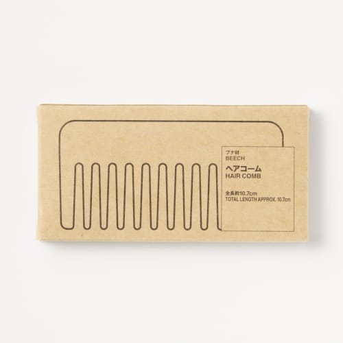 MUJI Расческа для волос из бука ofa36a0s