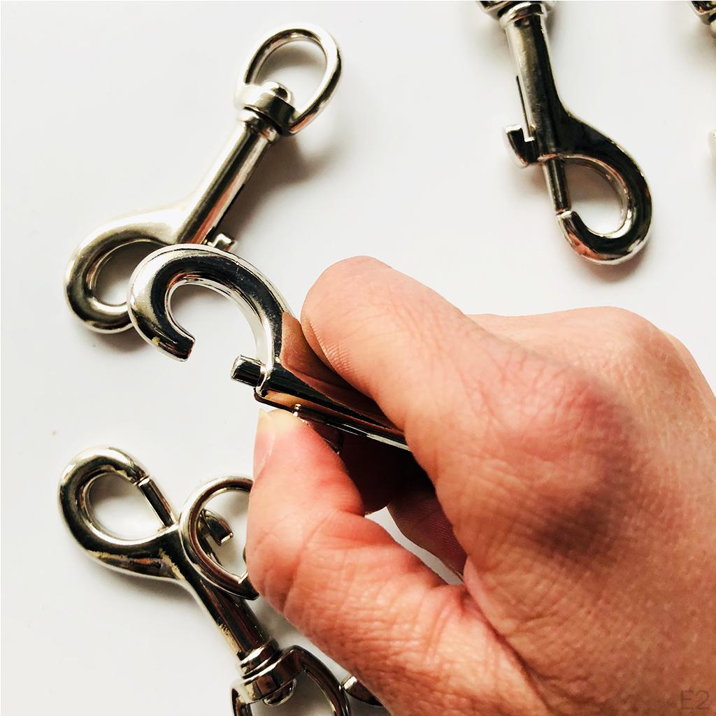 Swivel Snap Lobster Clasp Latch Heavy Duty Zinc Alloy Spring 3. Inch - 2 Colors