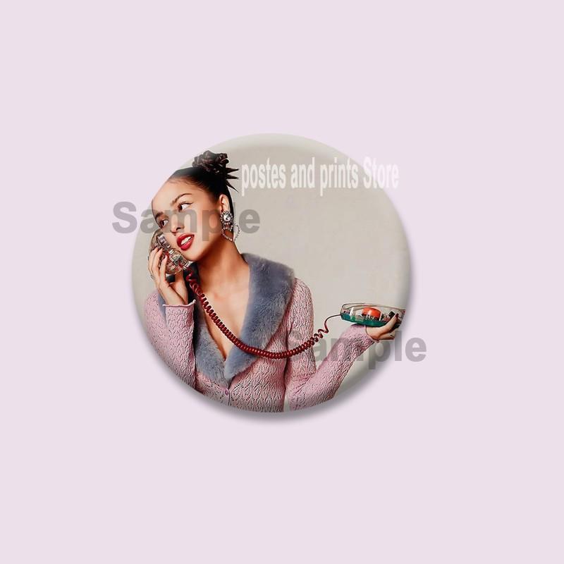 Creative Pop Albums Cover Lapel Pins Handmade Singer Round Brooch on Backpack Hat Jewelry Cosplay Badge Accessory Souvenir Gifts