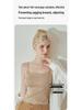 Women's Seamless Two-in-One Camisole: Wire-Free, Nude Feel, Stylish Back Design