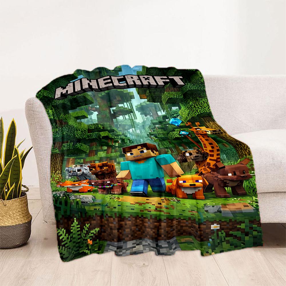 Minecraft 41 Blanket Soft & Cozy Suitable for Sofa Couch Office Chair for All Seasons Warmthful Decor Birthday Christmas Gift Blanket