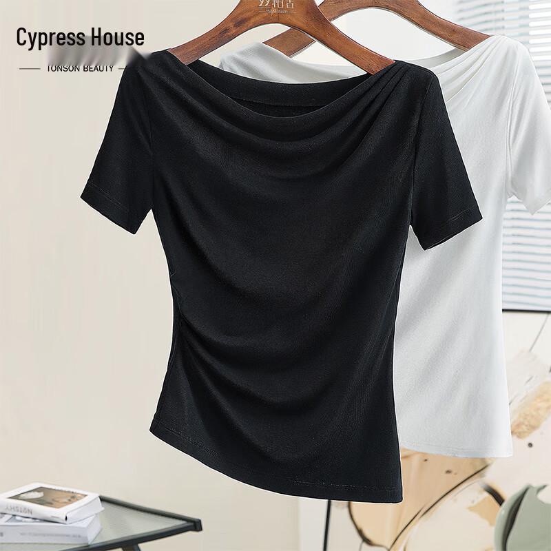 Sybyl She Women s Slim-Fit Straight Neck T-Shirt M