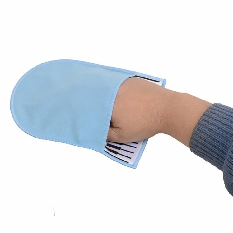 Piano Cleaning Gloves Plush Polishing Cloth Universal Instrument Cleaning Gloves