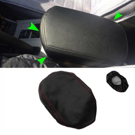 Center Console Armrest Box Leather Protection Cover Trim For Toyota RAV4 06-12