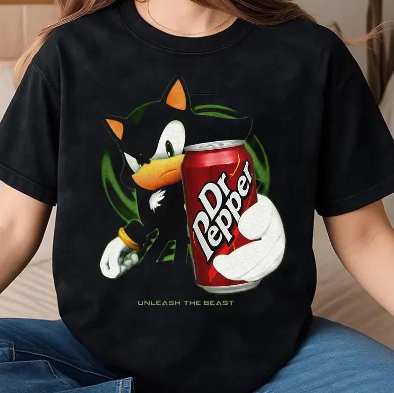 

Funny Hedgehog Dr Pepper T-Shirt, Unlesh The Beast T-T-Shirt S
