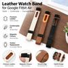 Leather Watch Band Magnetic Watch Band Replacement Wristband for Google Fitbit Air Daily Wear