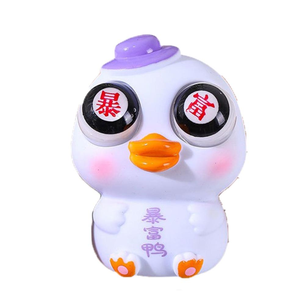 To Be Rich Squeeze Ball Toys Duck Squeeze Stretching Ball Burst Eye Animal  Kids Holiday Gift