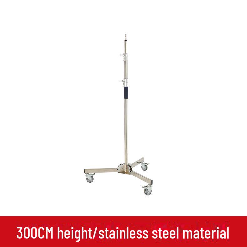 

Прочная складная напольная стойка для освещения с шкивом, идеально подходит для студийного освещения, прямых трансляций, заполняющего света, штатива и использования со вспышкой 3m stainless steel floor lamp stand