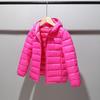 2025 Boy Girl Outerwear Teen Hooded Cotton Padded Tops Teenager Light Clothes Children Korean Puffer Jacket Zipper Warm Snowsuit