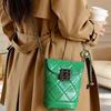 Fashionable Genuine Leather Chain Phone Bag for Women