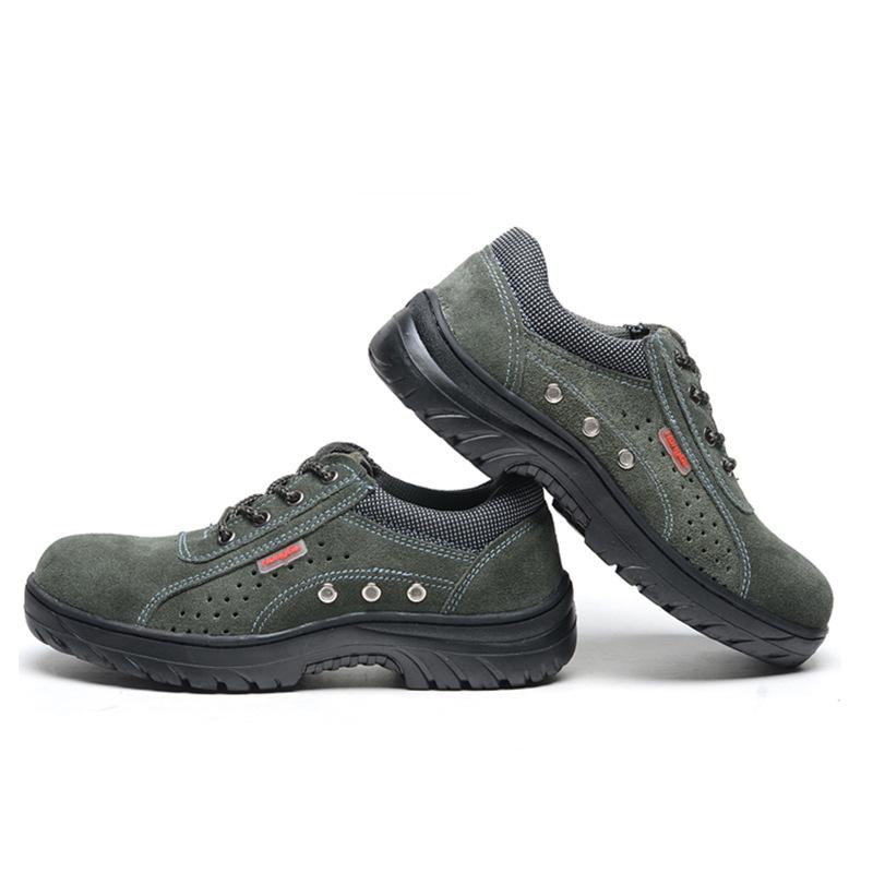 Fashion New Men Shoes Steel Toe Shoes Work Safety Boot Breathable Slip On work boots Sneakers Shoes Anti-smashing Piercing Safety Shoes8