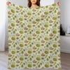 Mosses Neutral Throw Blanket No Pilling Soft Warm Blanket for Bed
