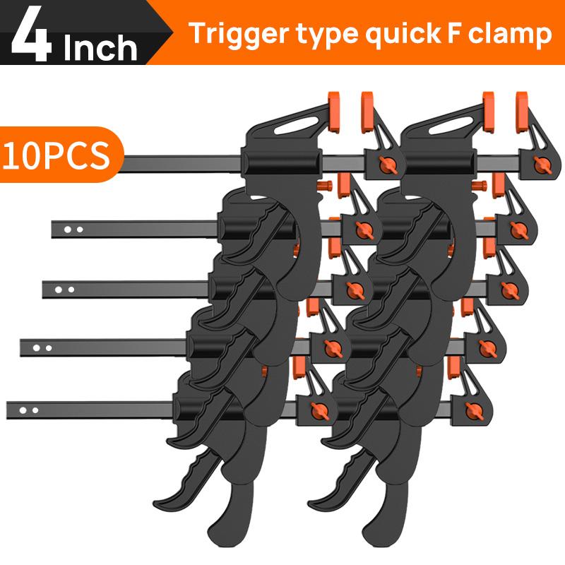 5 STÜCKE Mini 4 Zoll F-Typ Klemme Holzbearbeitung Arbeit Balkenklemme Gadget Befestigungsclip Schnell Manuell Quetschgriff Clip